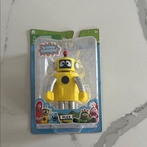 Yo Gabba Gabba Plex Yellow Robot Toy
